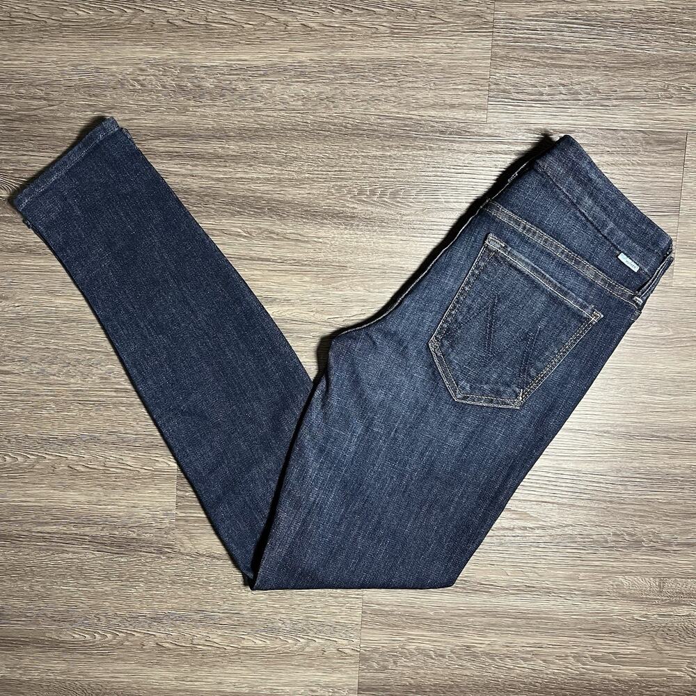 MOTHER The Looker Jeans Women's 26 Clean Sweep Skinny Dark Wash USA EUC
